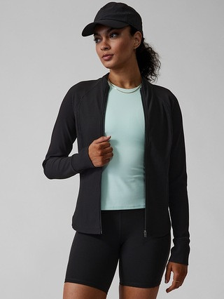 Salutation Ribbed Jacket | Athleta