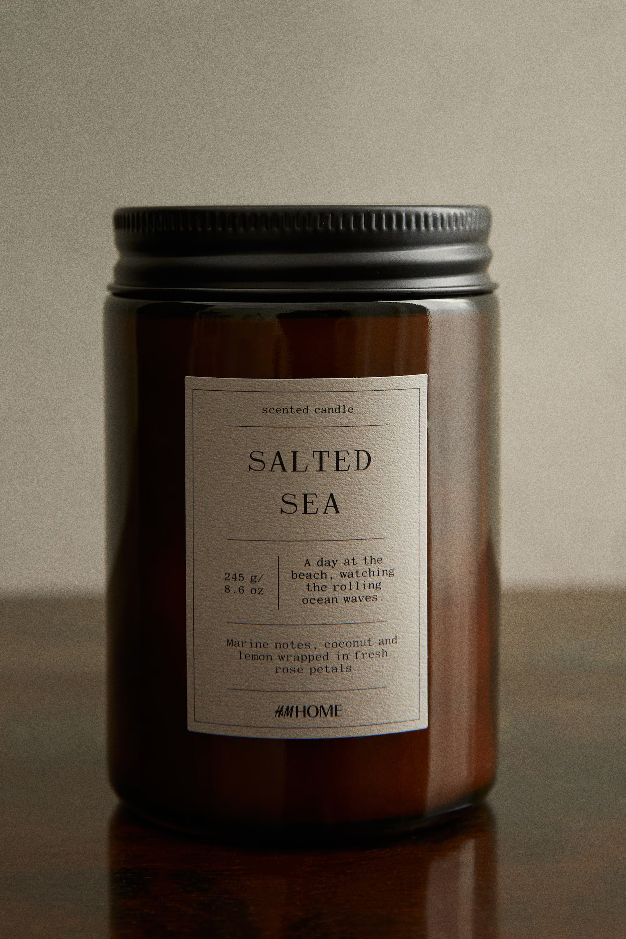 Small Scented Candle in Glass Holder - Salted Sea - Home All | H&M US | H&M (US + CA)