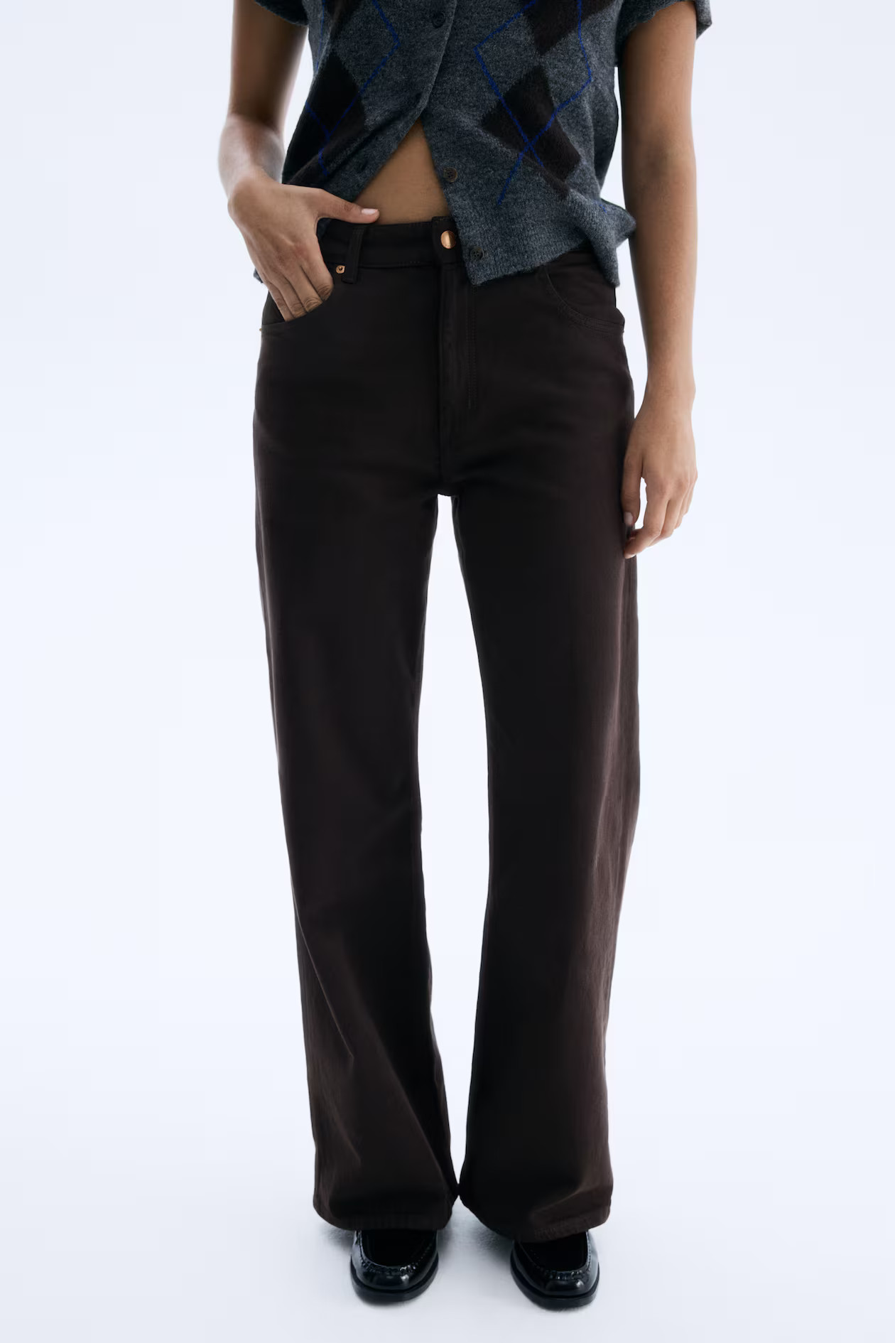 Harper High Rise Wide Leg Jeans | H&M (US + CA)