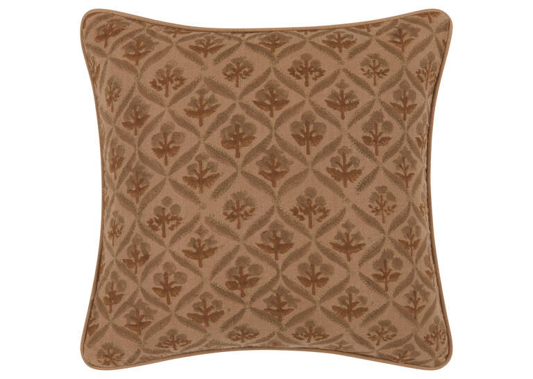 Renu Cotton Pillow 20x20 Rust | Urban Barn