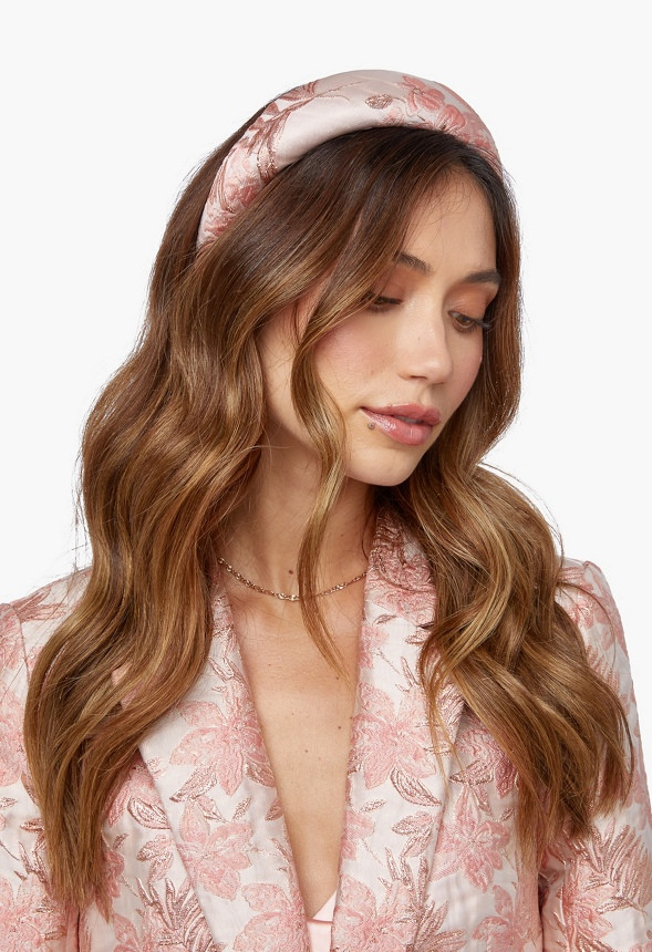 Puffy Brocade Headband | JustFab