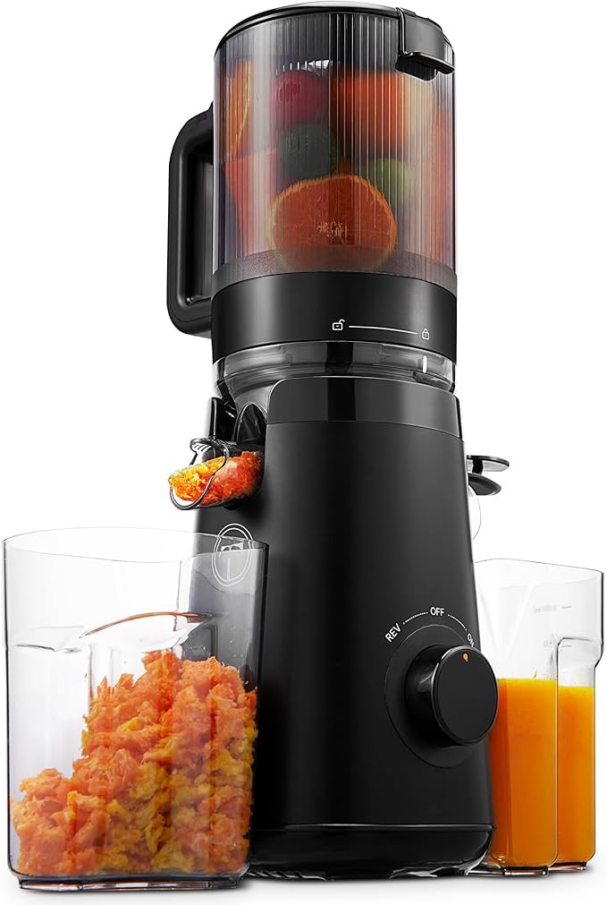 TUUMIIST Juicer Machines, Cold Press Juicer with 5.3" Extra Large Feed Chute Fit Whole Fruits & V... | Amazon (US)