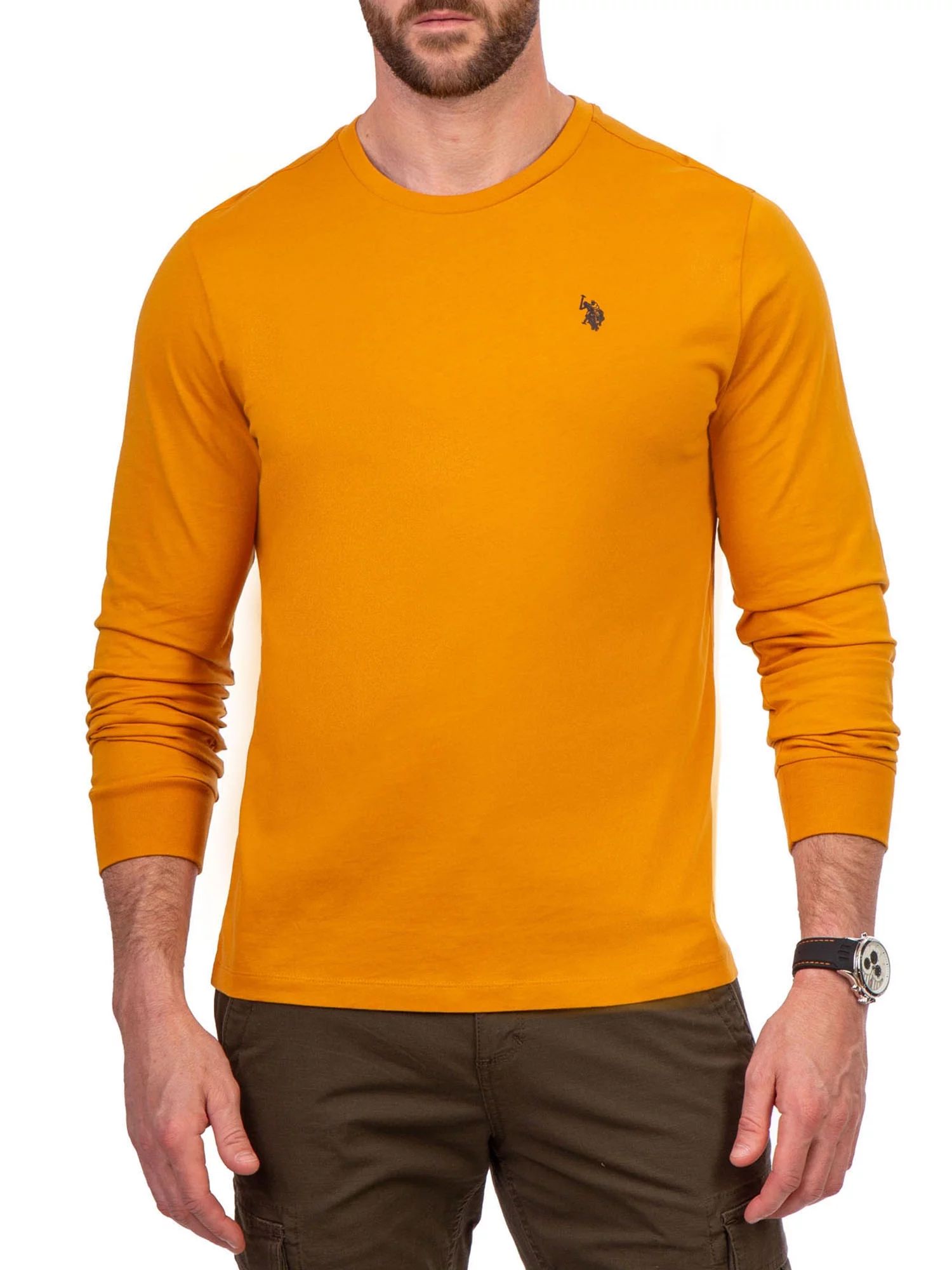 U.S. Polo Assn. Men's Long Sleeve Solid T-Shirt | Walmart (US)