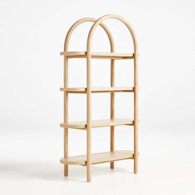 Dolly Natural Tall Kids Bookcase by Leanne Ford + Reviews | Crate & Kids | Crate & Barrel