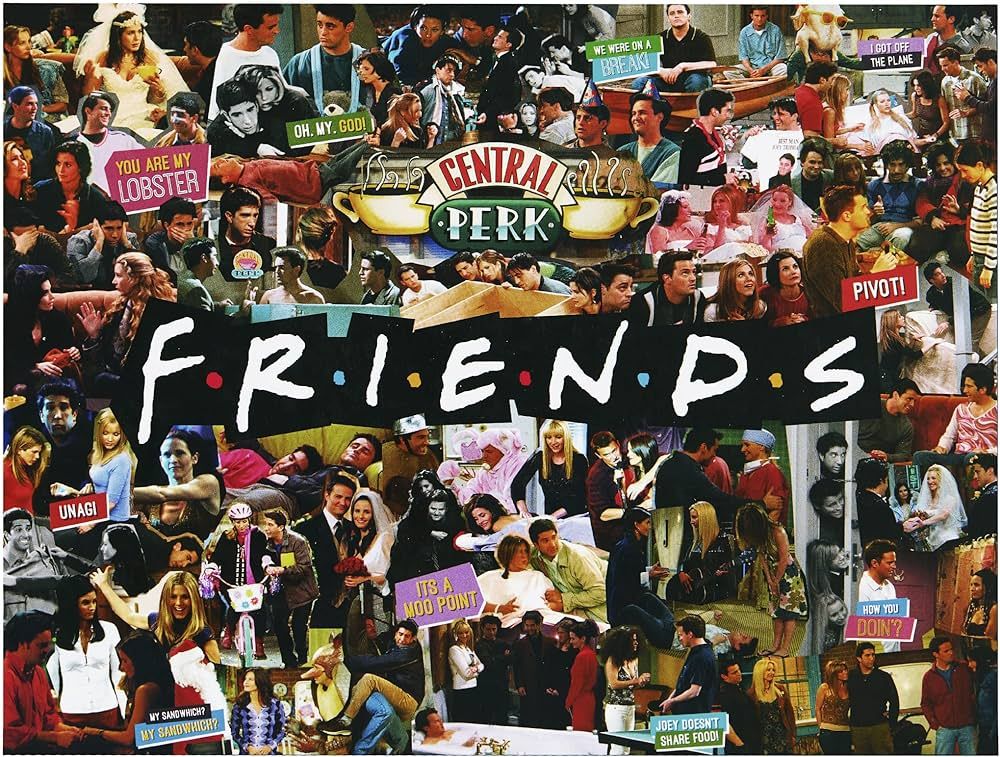 Friends TV Show Collage Jigsaw Puzzle 1000 Pieces Officially Licensed Friends TV Show Merchandise | Amazon (US)