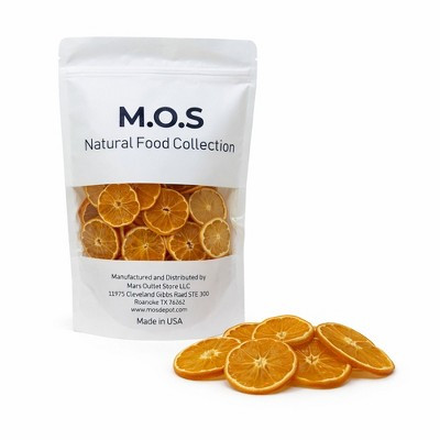 M.O.S Dried Mandarin Orange Slices 2 oz No Sugar Added Single Ingredient Naturally Sweet Dehydrated Mandarin Citrus Snack Made in USA | Target