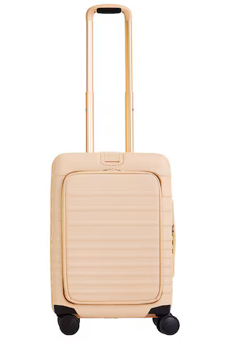 BEIS The International Carry-On Luggage in Beige from Revolve.com | Revolve Clothing (Global)