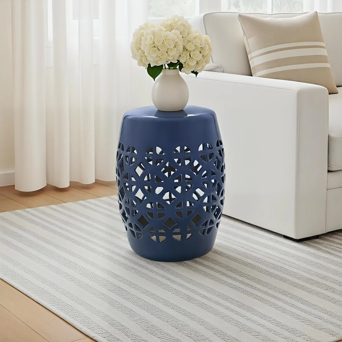 Keaton Ceramic/Porcelain Garden Stool | Wayfair North America