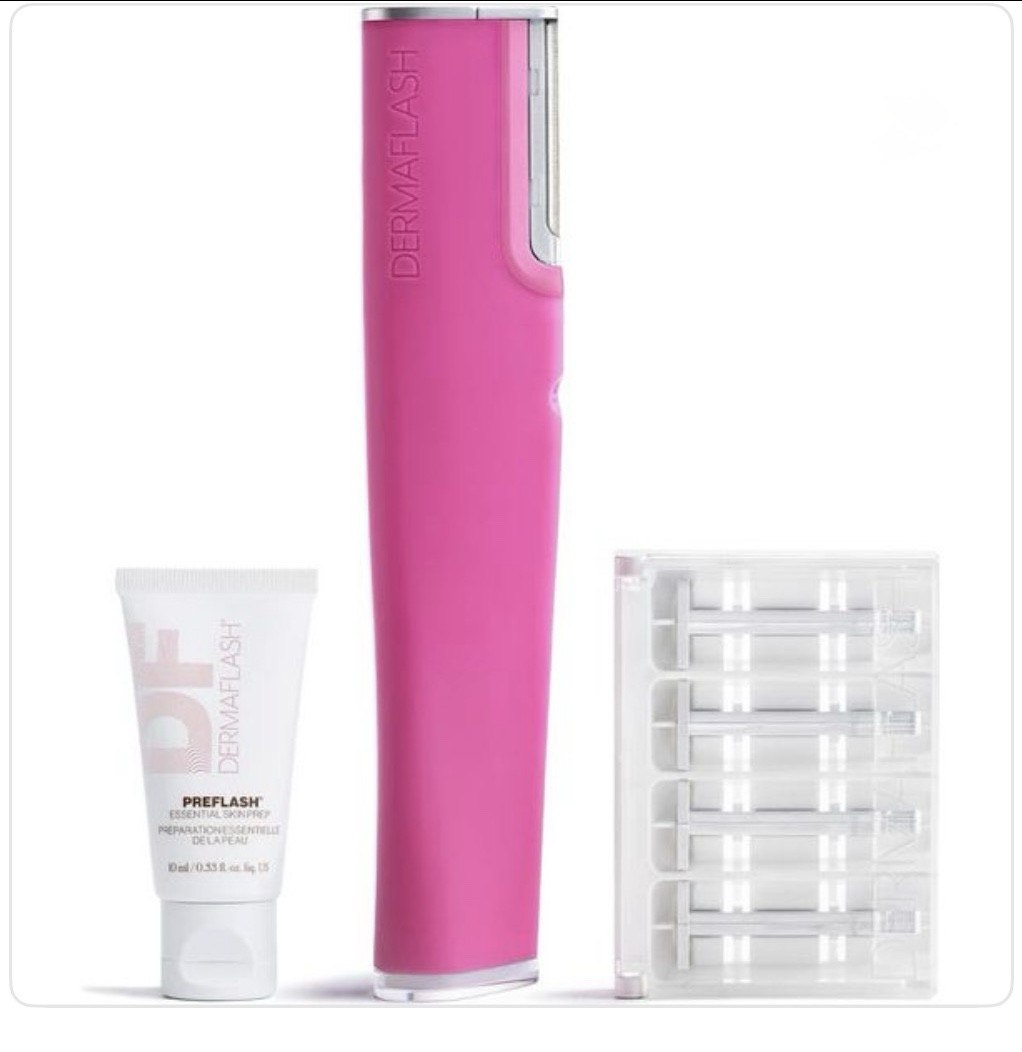 DERMAFLASH LUXE+ Advanced Sonic Dermaplaning Device  A set that includes a multi-patented device that uses proprietary Sonic Technology to safely and gently remove peach fuzz and exfoliate dead skin cells.

#LTKSaleAlert #LTKBeauty #LTKselfcare