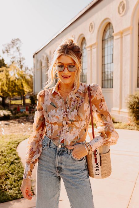 Prettiest floral top 🌸
wearing a small 

#LTKSpringSale #LTKstyletip #LTKfindsunder100