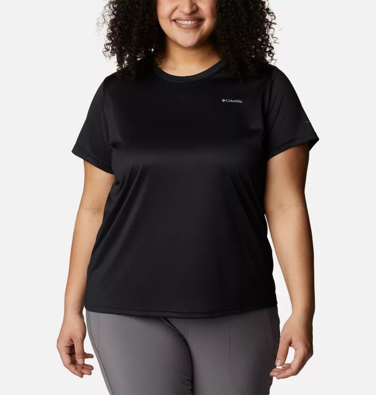 Women's Columbia Hike™ Short Sleeve Crew Shirt - Plus Size | Columbia Sportswear