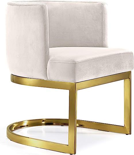 Meridian Furniture Gianna Collection Modern | Contemporary Velvet Upholstered Dining Chair with D... | Amazon (US)