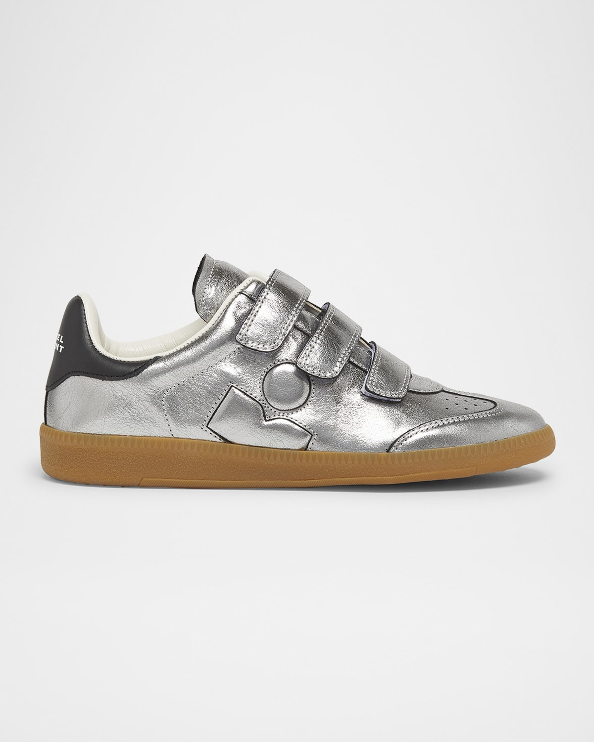 Festive Beth Metallic Leather Low-Top Sneakers | Neiman Marcus