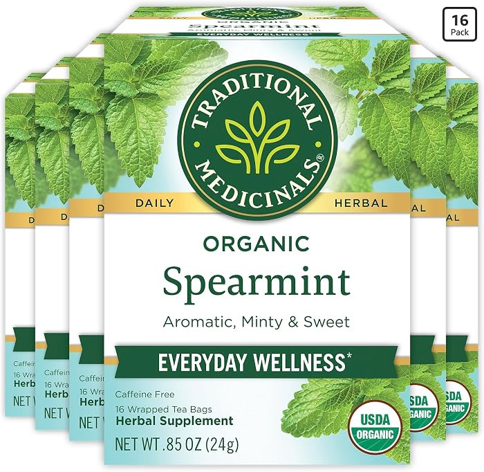 Traditional Medicinals Tea, Organic Spearmint, Supports Everyday Wellness, Healthy & Refreshing, ... | Amazon (US)