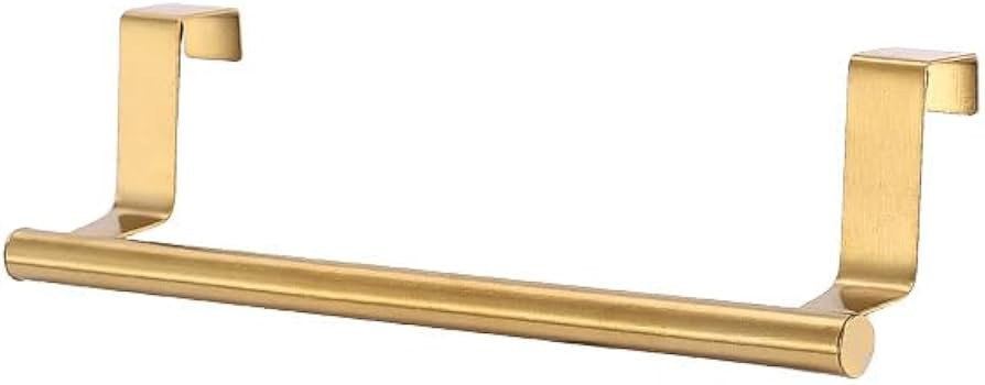 Stainless Steel Door Towel Rack Pole Bracket, Suitable for Universal Installation on Cabinet Door... | Amazon (US)