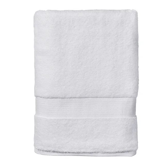 Better Homes & Gardens Signature Soft Solid Bath Towel, Arctic White | Walmart (US)