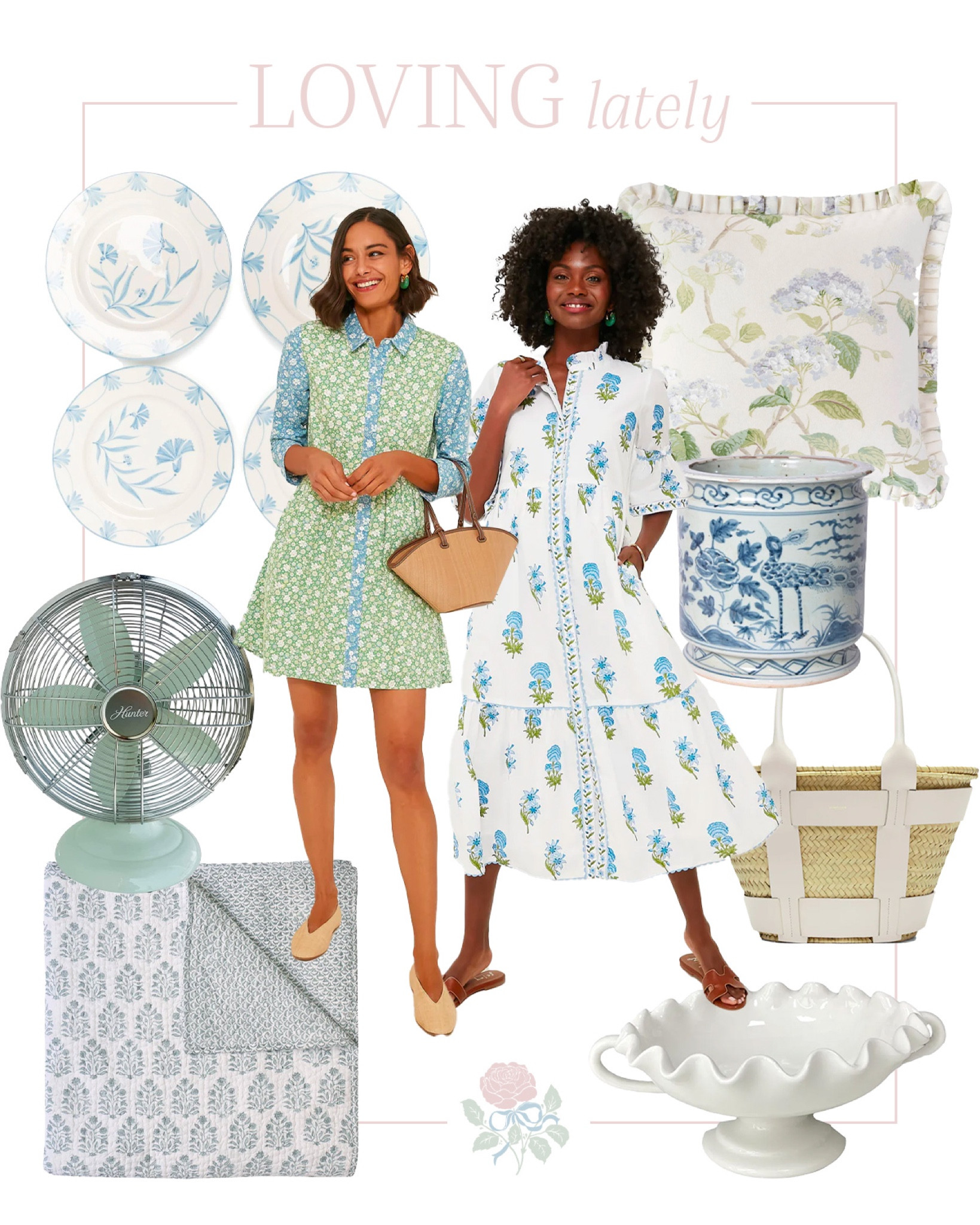 Loving lately - blues and greens 

#LTKSeasonal #LTKhome #LTKfit