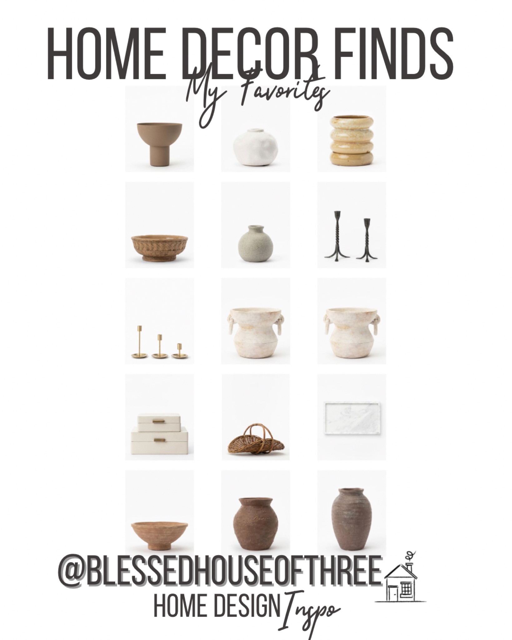 Loving this home decor finds. 

Fall decor, brown vase, candle sticks, harvesting basket, footed bowl, terracotta vase, stoneware planter, taper holder, marble tray, studio McGee 



#LTKhome #LTKSeasonal