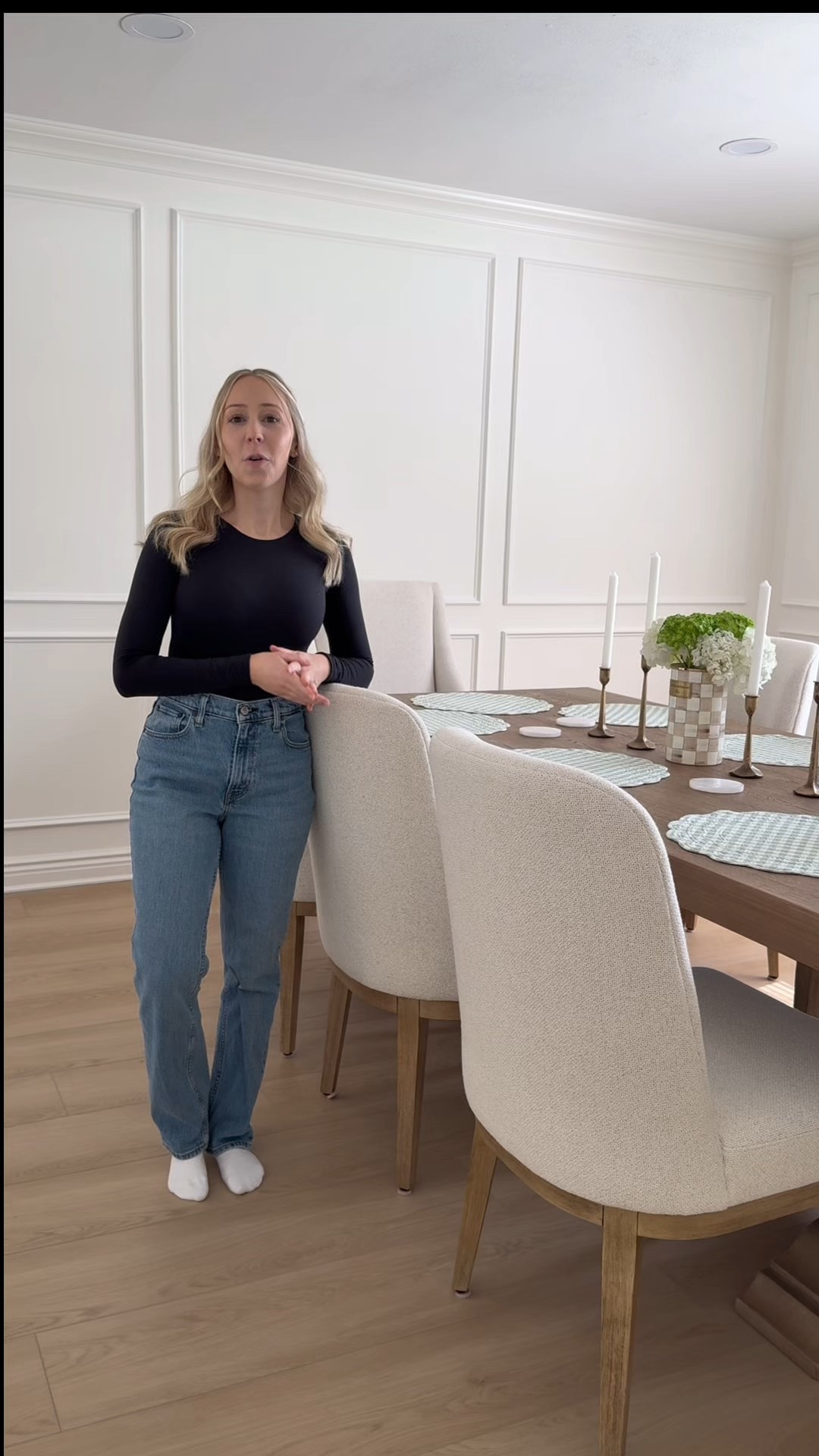 Dining room inspiration. Dining room table and chairs. Pottery barn dining room set.

#LTKHome