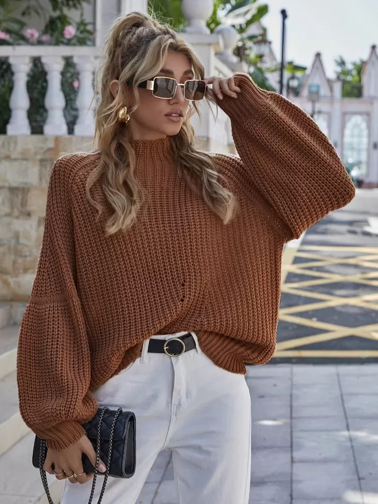 Color: Coffee Brown | SHEIN