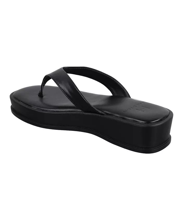 H Halston Women's Soula Slip On Thong Platform Sandals - Macy's | Macy's