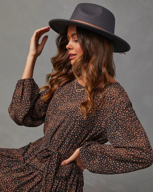 Rachel Wide Brim Hat - Black | VICI