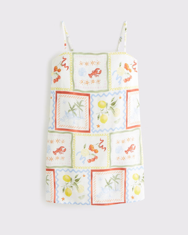 Women's Straight Neck Slip Skort | Women's Dresses & Jumpsuits | Abercrombie.com | Abercrombie & Fitch (US)