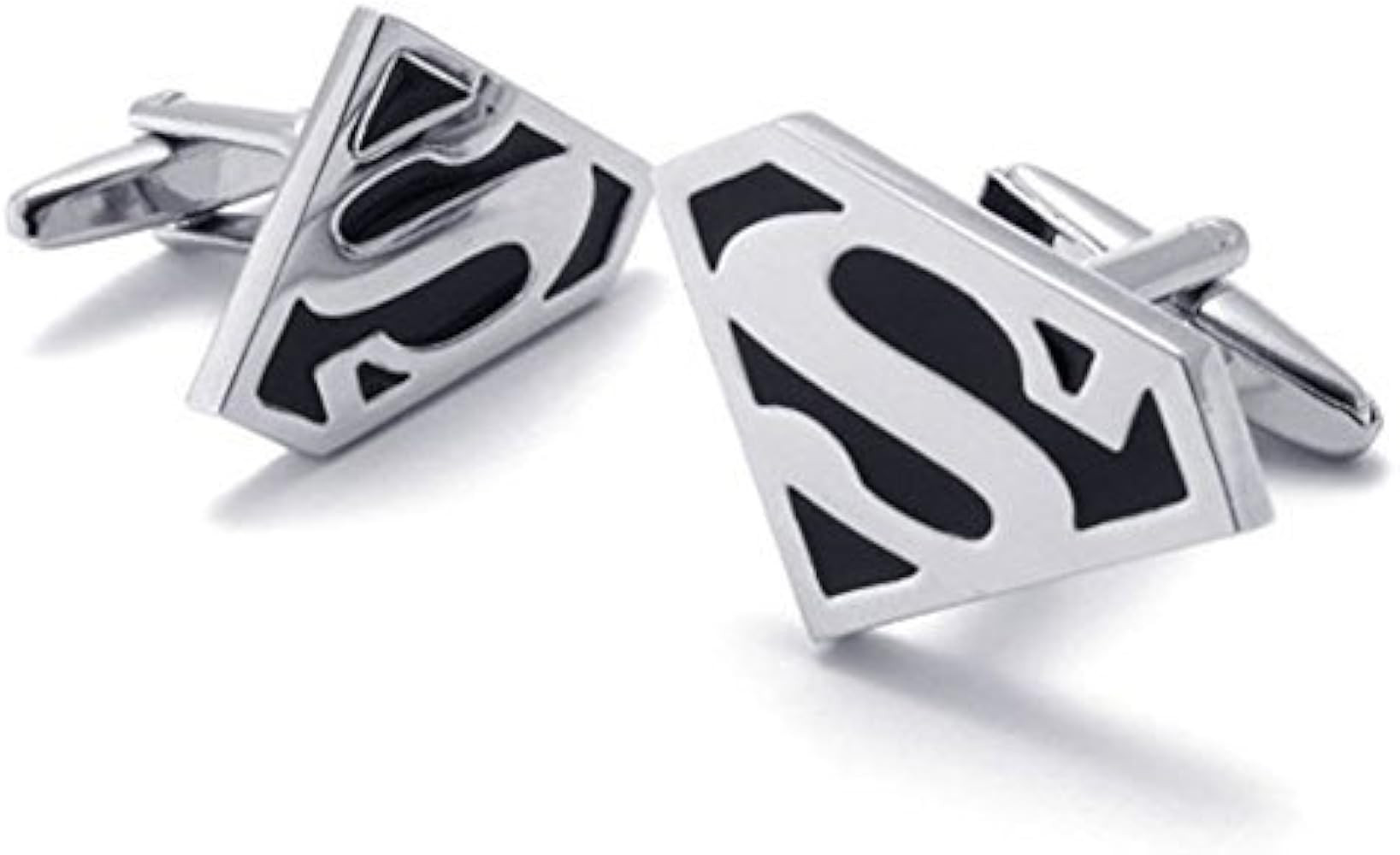 Superman Zealmer 316L Stainless Steel Cufflinks Shirt Studs Business Wedding Gifts for Men | Amazon (US)