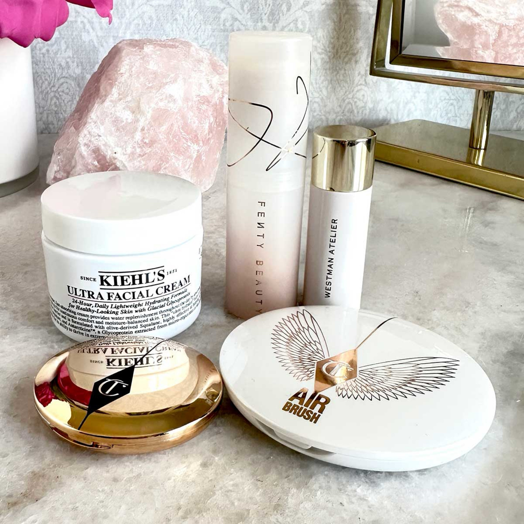 #ad
I've been digging through my vanity and travel makeup bag for the last few days, taking stock of what I currently have and what I'm running out of.  Why?  Because The @Sephora Savings Event is here!  It takes me a bit to plan my purchase, and I always forget things, or decide to try something else and then need to make more purchases.

Here's a look at some of my favorites for a "me but better" face that are in my cart already.  The Kiehl's Ultra Facial is great for prepping the skin for makeup, it works for every skin type. The Charlotte Tilbury color corrector, my new go-to concealer from Westman Atelier, my favorite Fenty foundation and my Charlotte Tilbury illuminating powder are all must have products each day!

I'm always looking for new products to try out, let me know what you're putting in your Sephora cart today!


#SephoraPartner #SephoraHaul 

#LTKsalealert #LTKbeauty #LTKfindsunder50