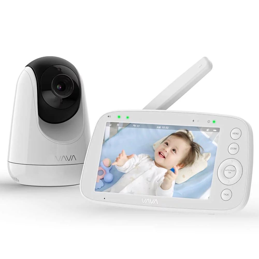 VAVA Video Baby Monitor with 5" 720P Handheld Screen and 2-Way Audio, White | Walmart (US)