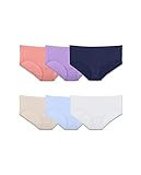 Fruit of the Loom Women's Underwear Breathable Panties (Regular & Plus, Plus Size Hipster-Micro Mesh-6 Pack, 13 | Amazon (US)