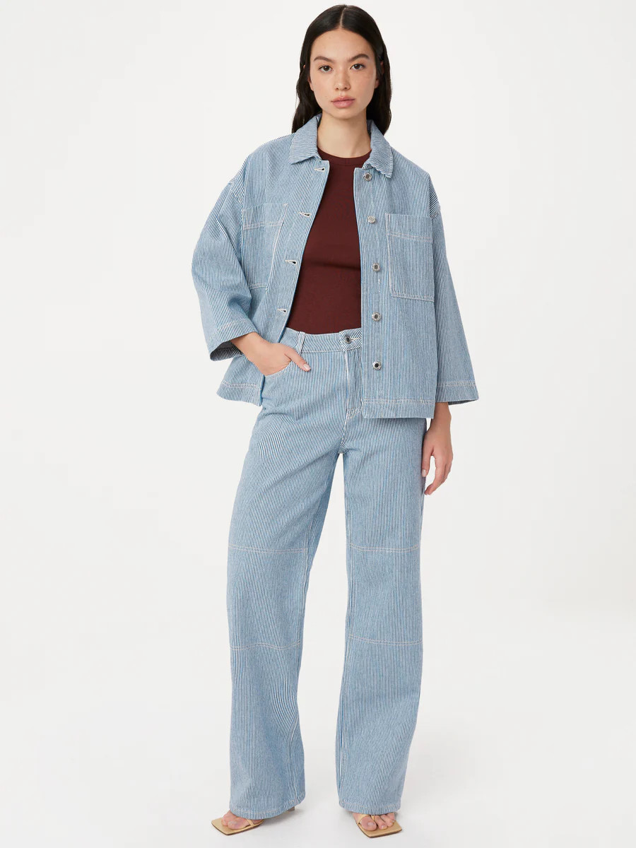 The Courtney Carpenter Loose Jean in Cobalt | Frank And Oak