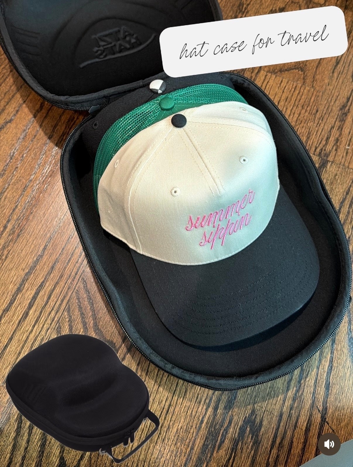 Travel hat case
Travel accessories

#LTKTravel #LTKMens #LTKSaleAlert