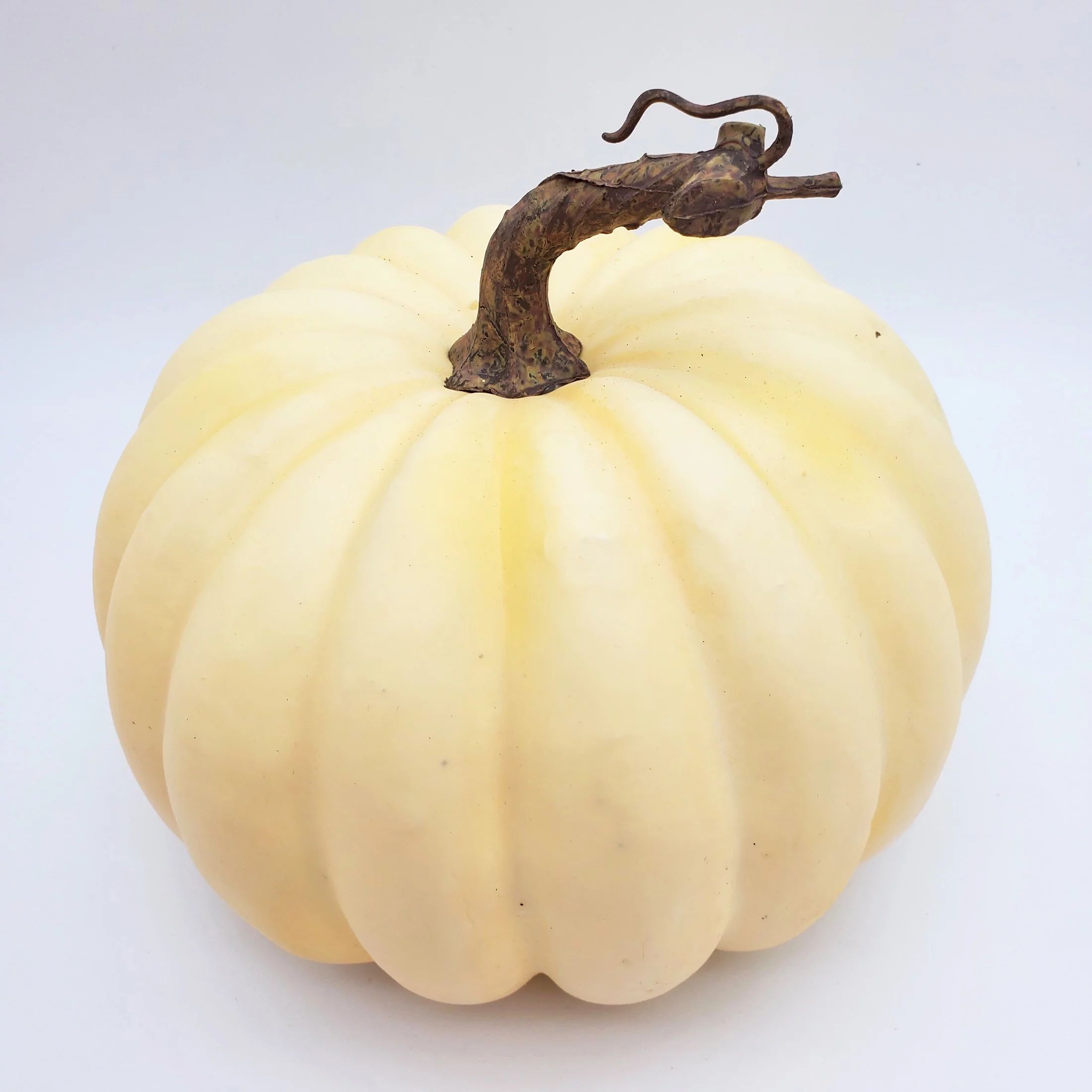 Way to Celebrate Harvest Natural Short Cream Foam Pumpkin 7” | Walmart (US)
