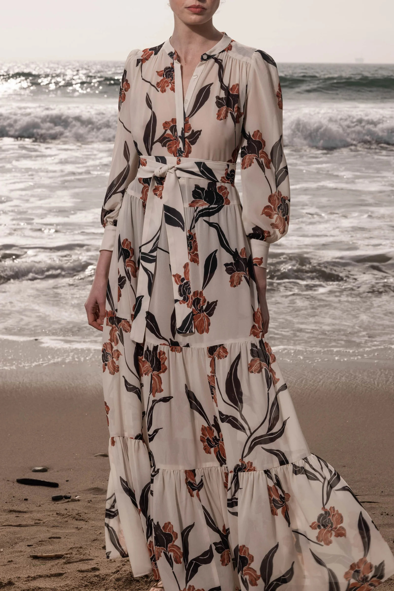 Ibiza Dress - Iris Georgette | Heidi Merrick