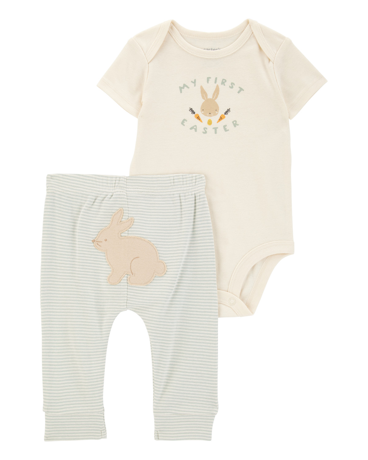 Baby 2-Piece My First Easter Bodysuit Pant Set - Ivory | Carter's Inc