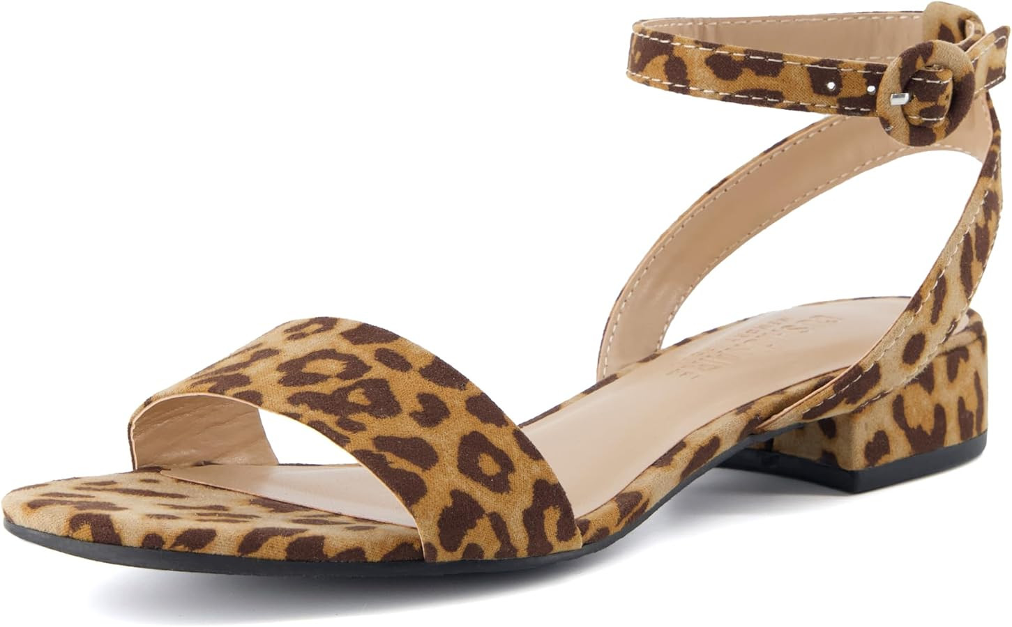 CUSHIONAIRE Women's Nila one band low block heel sandal +Wide Widths Available | Amazon (US)