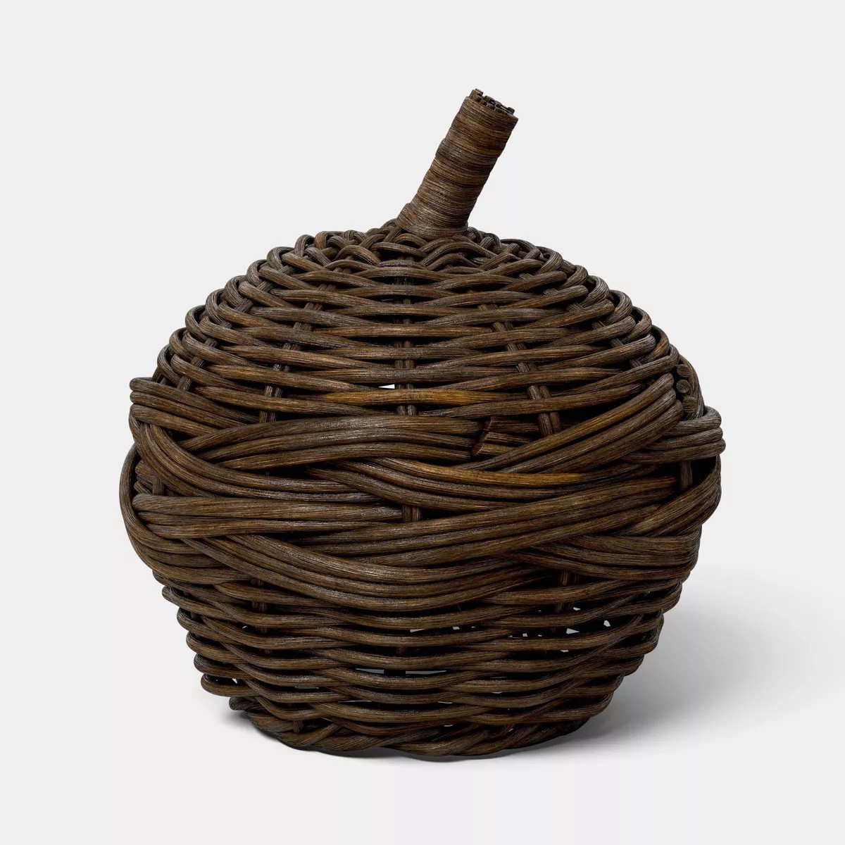 Small Dark Woven Fall Pumpkin - Threshold\u2122 | Target