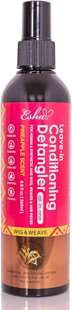 Esha Girl – Wig & Weave Leave-in Conditioner & Detangler (4 Fl Oz) | Amazon (US)