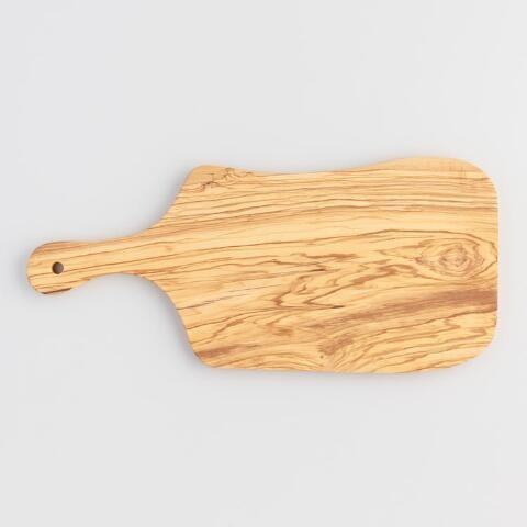 Rustic Olive Wood Cutting Board | World Market