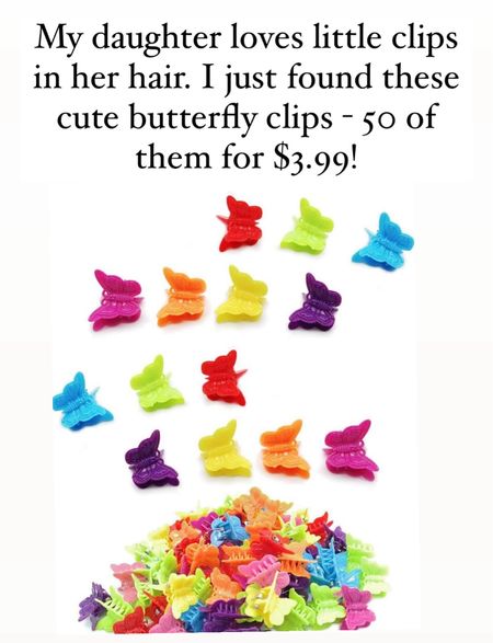 These beautiful butterfly clips are adorable! Only $3.99 for 50 of them!


#LTKBeauty