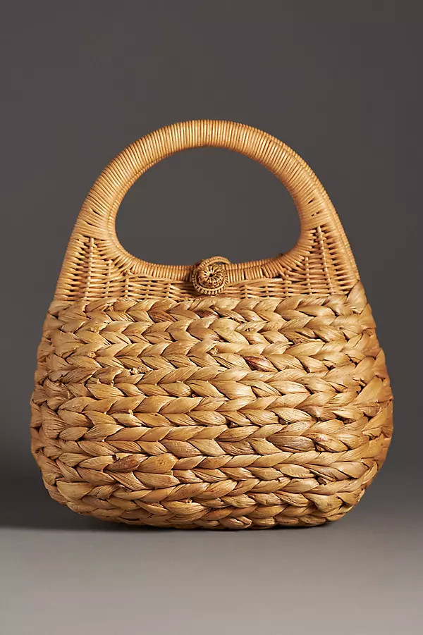 Bali Structured Straw Tote | Anthropologie (US)