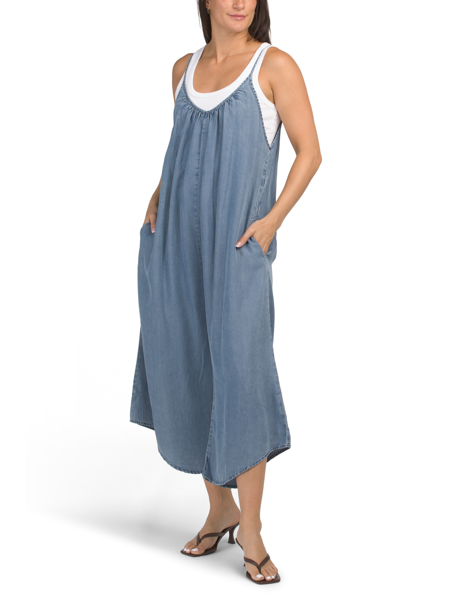 Tencel Denim Easy Jumpsuit | Juniors | Marshalls | Marshalls
