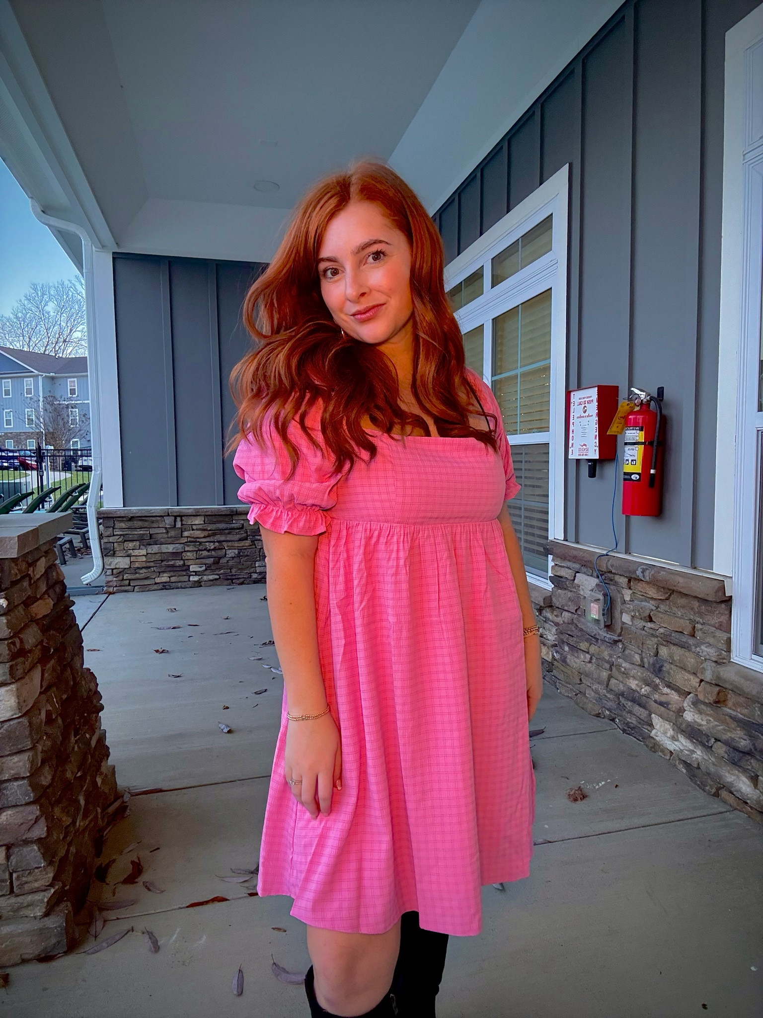 The cutest babydoll dress Im wearing size Large for Reference 

#LTKSeasonal #LTKMidsize #LTKFindsUnder50