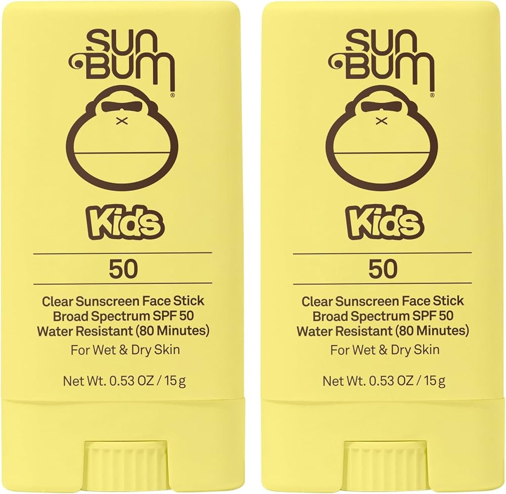 Sun Bum Kids SPF 50 Clear Sunscreen Face Stick | Wet or Dry Application | Hawaii 104 Reef Act Com... | Amazon (US)