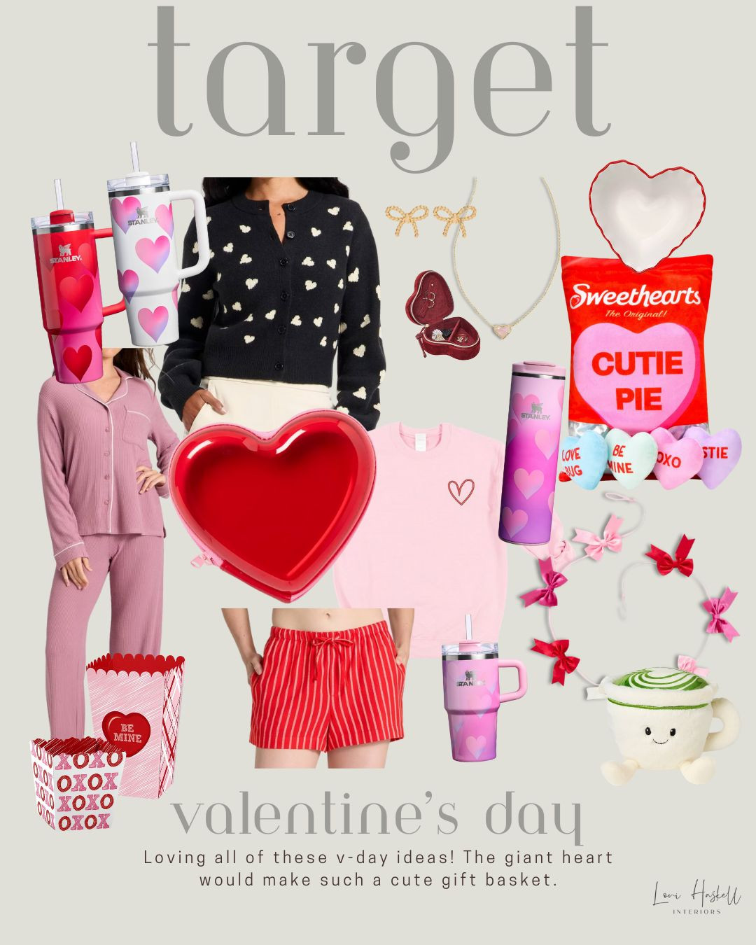 Valentine's Day gift ideas at Target! Gift basket. Stanley. Valentine. 

 #LTKSeasonal #LTKOver40 #LTKFindsUnder100
