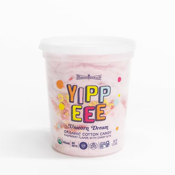 Maud Borup Easter Yippeee Unicorn Dream Organic Cotton Candy - 1oz | Target