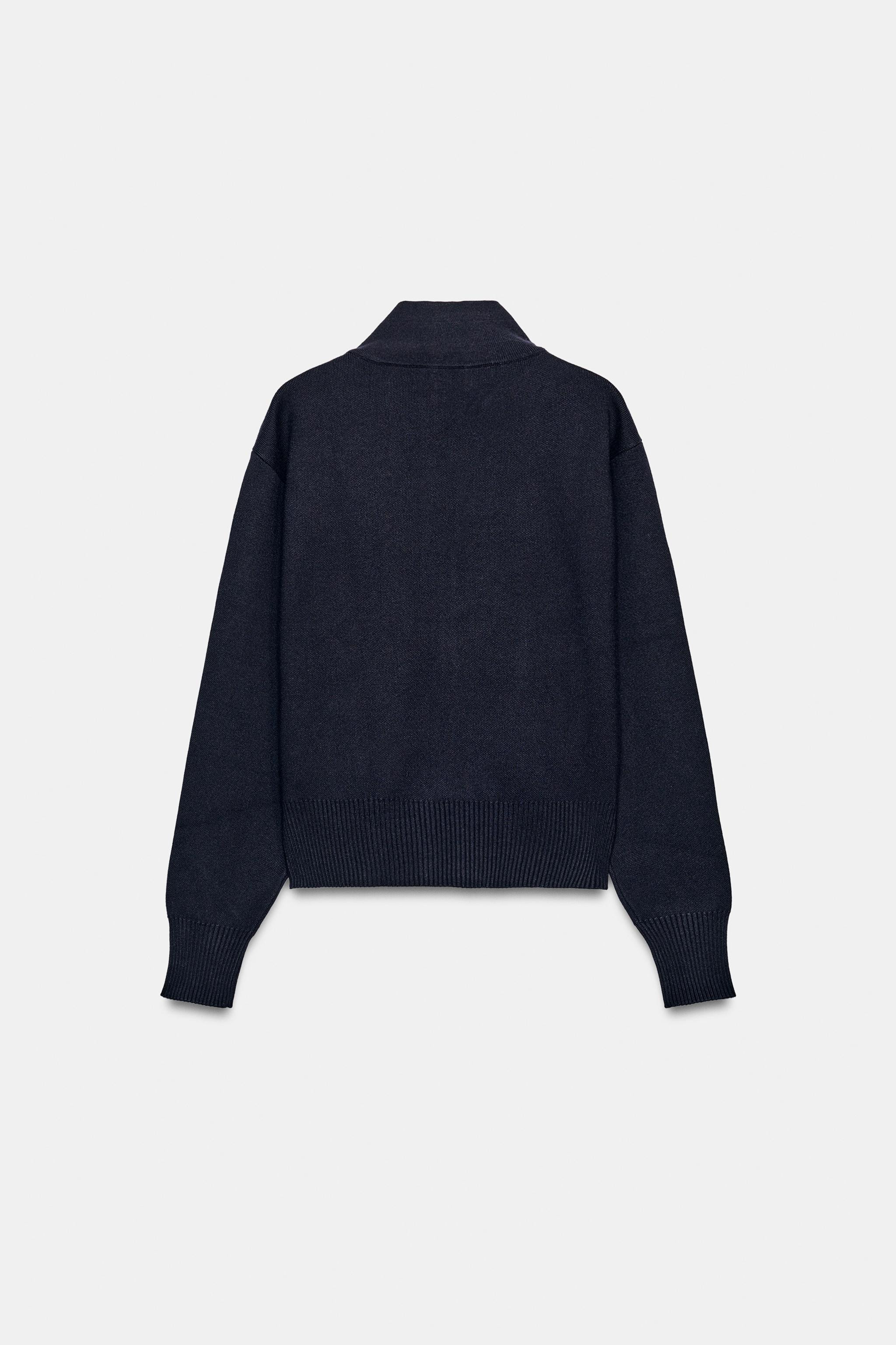 ZIP-UP KNIT CARDIGAN | Zara UK