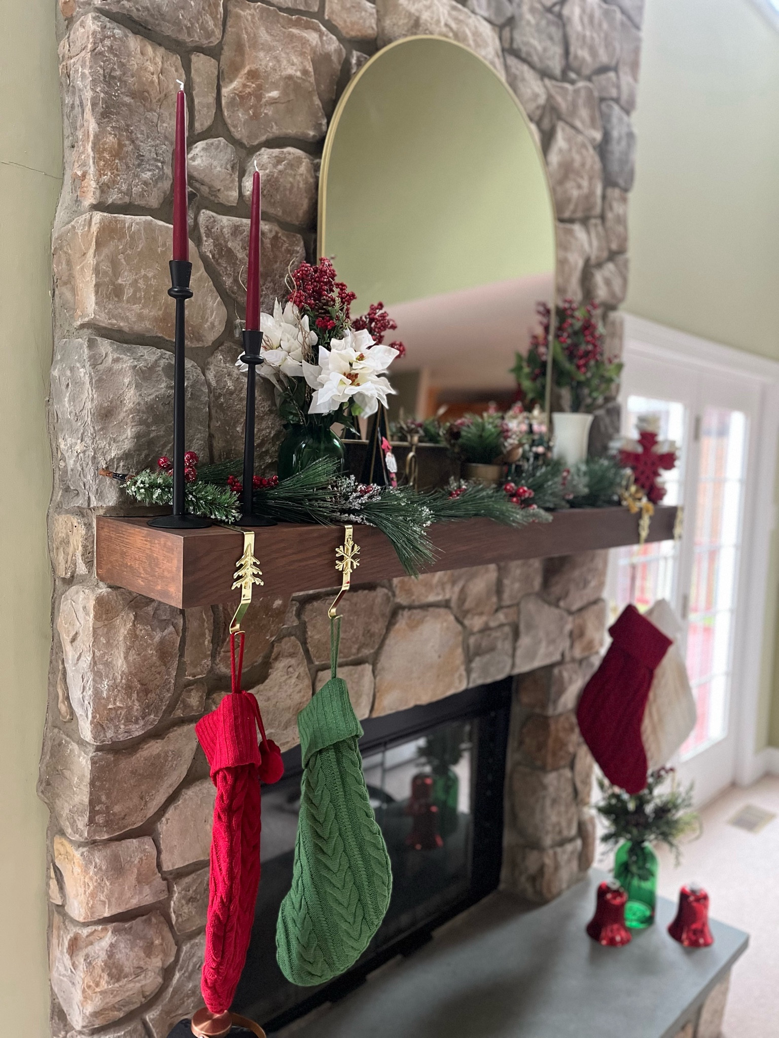 This Christmas mantel is making me warm and fuzzy this year 😍 

Christmas decor, holiday decor, holiday party, stockings, fireplace, mantel, arch mirror, Christmas tree, garland, nutcracker 

#LTKhome #LTKSeasonal #LTKHoliday