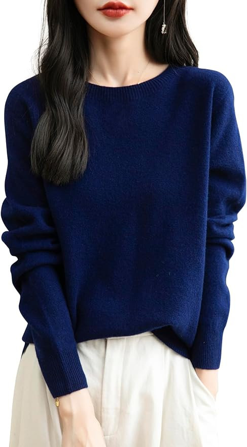 Chanyarn Women's 100% Merino Wool 2025 Fall Winter First-Line Ready to Wear Long Sleeve Seamless ... | Amazon (US)